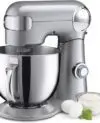 The Cuisinart Stand Mixer SM-50BC in Silver Lining is a powerhouse kitchen appliance that combines style, functionality, and versatility to meet all your baking and cooking needs.