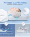 Osteo Cervical Pillow for Neck Pain Relief, Orthopedic Bed Pillow