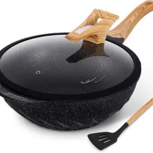 If you’re a home cook seeking top-tier cookware that combines durability, performance, and style, look no further than the COOKLOVER Nonstick Woks and Stir Fry Pan.