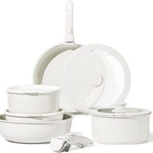 Carote Cookware set Nonstick Cookware Sets Detachable Handle