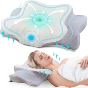 Ergonomics Pillow of Neck Support for Side Back Stomach Sleepers