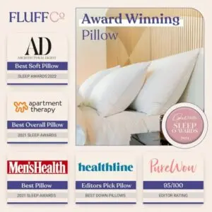 FluffCo. Alternative King Size Down Pillow for Luxurious Sleep