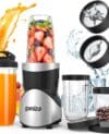 The Ganiza Smoothie Blender, a 15-piece personal blender and grinder combo, is designed to quickly and efficiently meet all your blending needs.