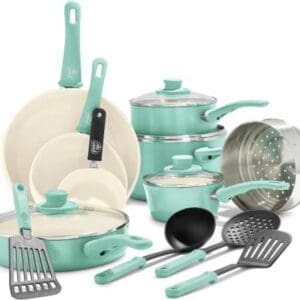 Greenlife Cookware Set Soft Grip Healthy Ceramic Nonstick