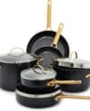 Greenpan Ceramic Cookware Pots and Pans Set 10 Piece