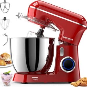 The Honinst Electric Stand Mixer, a 6.5QT 10-Speed 660W Tilt-Head mixer, emerges as a game-changer in kitchen gadgets.