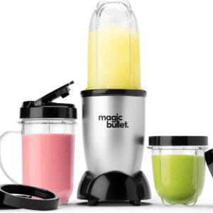 Look no further than the Magic Bullet Blender, Small, Silver, 11 Piece Set.