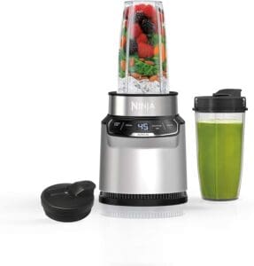 The Ninja BN401 Nutri Pro Compact Personal 1000-Peak-Watts Blender is designed to meet these needs with its impressive 1000-peak-watt motor and innovative Auto-iQ technology.