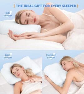 Osteo Cervical Pillow for Neck Pain Relief, Orthopedic Bed Pillow