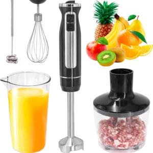 The Best Powerlix 5-in-1 Hand Blender is designed to be that game-changer. With its 800W motor, BPA-free accessories, adjustable speed settings, and turbo boost, this hand blender is a must-have for any kitchen.