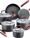 Tfal Cookware Set Ultimate Hard Anodized Nonstick 12 Piece