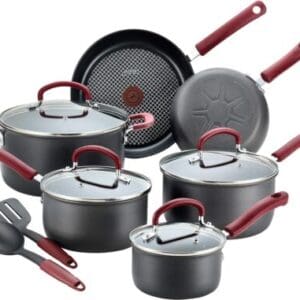 Tfal Cookware Set Ultimate Hard Anodized Nonstick 12 Piece