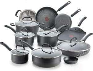 Best t fal cookware set of Kitchen w/Fry Pans, Set-17 Piece