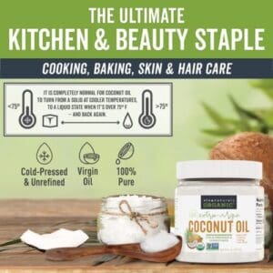 Organic virgin coconut oil for cooking,