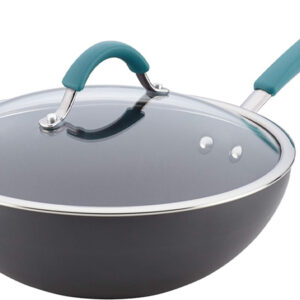 Cooking is an art, and having the right tools in your kitchen can elevate your culinary skills to new heights. The Rachael Ray Cucina Hard Anodized Nonstick Wok Pan with Lid is one such tool that combines functionality, durability, and style.