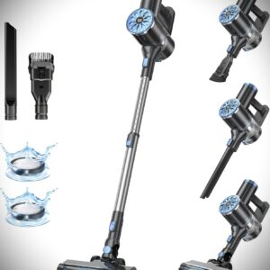 One of the best features of the VIPSUN cordless vacuum cleaner is its stand-alone design.