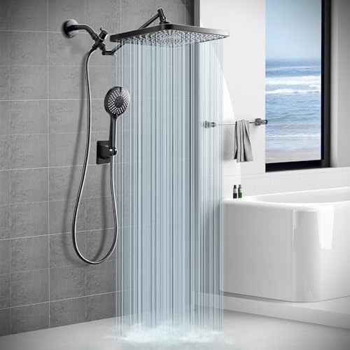 The 12.2-inch Premium Rainfall Shower Head with Handheld Combo is an outstanding product from the Jafeton brand.